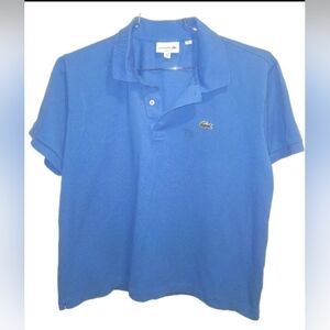 Lacoste Men's Short Sleeve Classic Fit Pique Polo Shirt Blue.Size XL